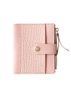 Miniso A cute pink wallet featuring an animal pattern and zipper closure, perfect for everyday use. 