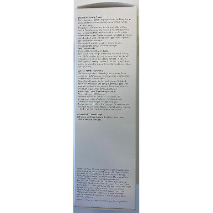AHAVA CLINERAL 2016 PSO Body Cream 200ml - Image 2