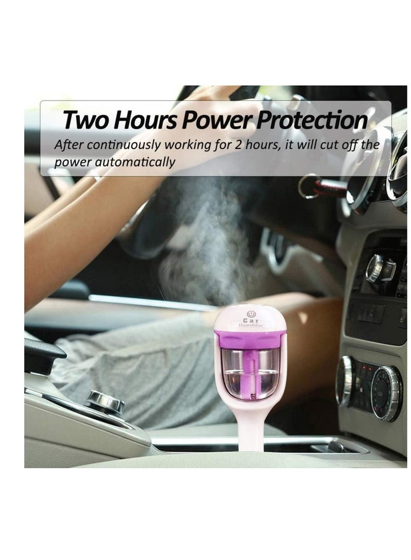 DIGI CORE Car Air Humidifier Diffuser Ultrasonic Aroma Mist Purifier Car Air Freshener - Image 2