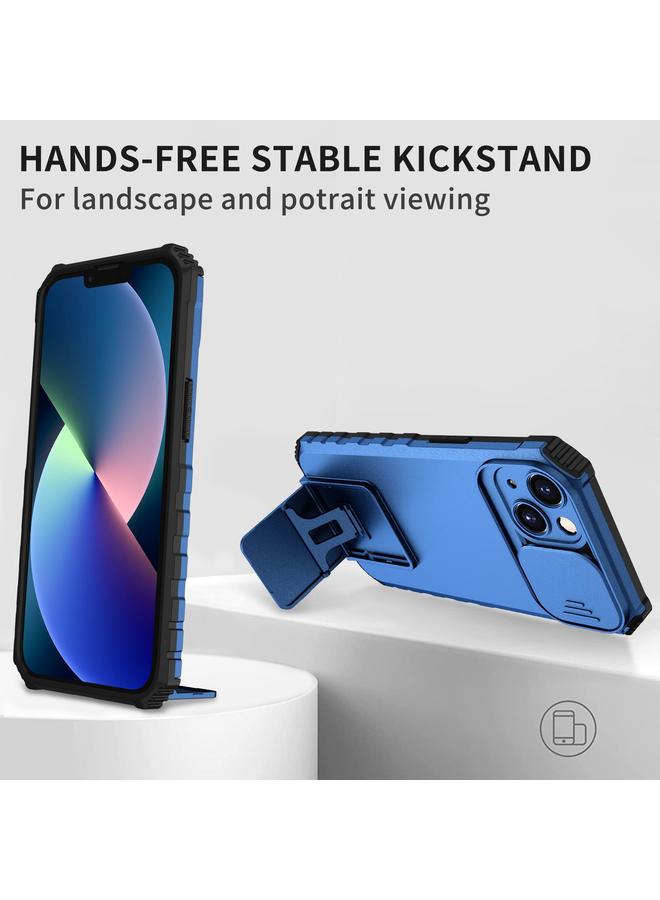 اس-توب جراب لهاتف OPPO Realme C35 مع حامل مجسم وغطاء منزلق للكاميرا - Image 4