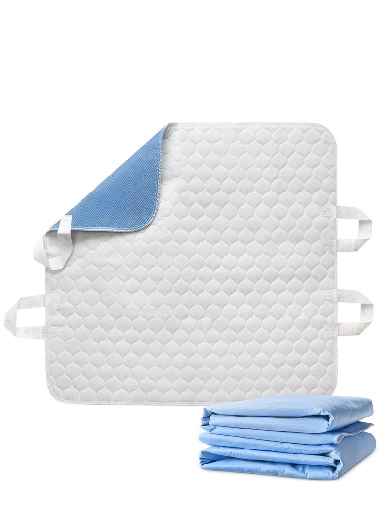 Bukela Underpads Washable Mattress Reusable Incontinence Waterproof Pad, Transfer Pad for Hospital and Homecare Beds, Ultra Absorbent, 34'' X 36'' - Image 1