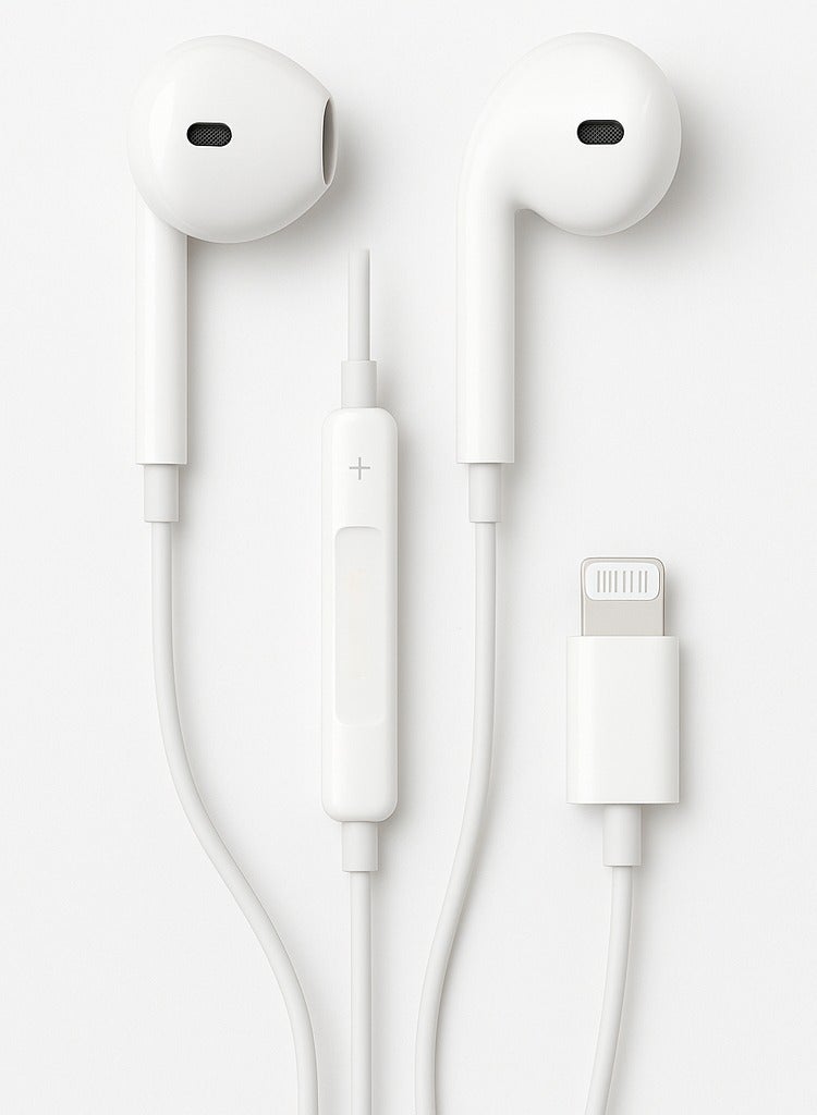 Blue Spectrum B-09 Lightning Wired Earphones – High-Fidelity Stereo Sound with Strong Bass – Compatible with All iPhone Devices - Image 1