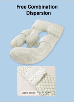 LEOKOR Maternity Pillows, Pregnancy Women U Shaped Full Body Pillow with Detachable and Adjustable Cover  - Image 4