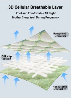 LEOKOR Maternity Pillows, Pregnancy Women U Shaped Full Body Pillow with Detachable and Adjustable Cover  - Image 5