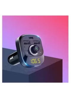 MR.SMART Fm Transmitter For Car, Bluetooth 5.0 Car Radio Audio Adapter With Qc3.0 Quick Charge, Pd Charge Port, Usb Drive, Tf Card, Mp3 Player, Support Hands-Free Calling  - Image 2