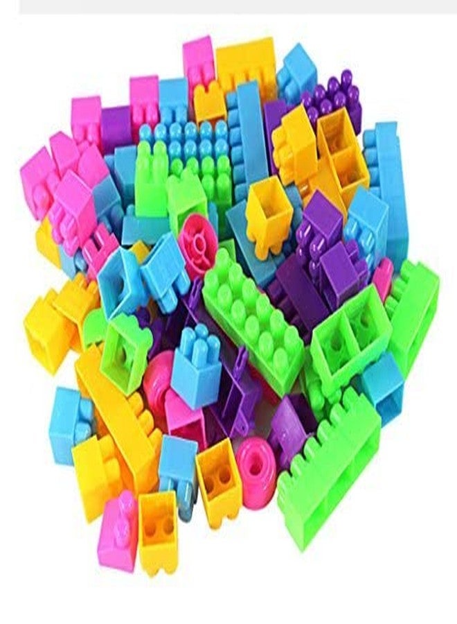 Prosper Building Block Game for Kids, Boys, Children (100 Pieces Small Blocks Bag Packing, Best Gift Toy), Multicolor - Image 2
