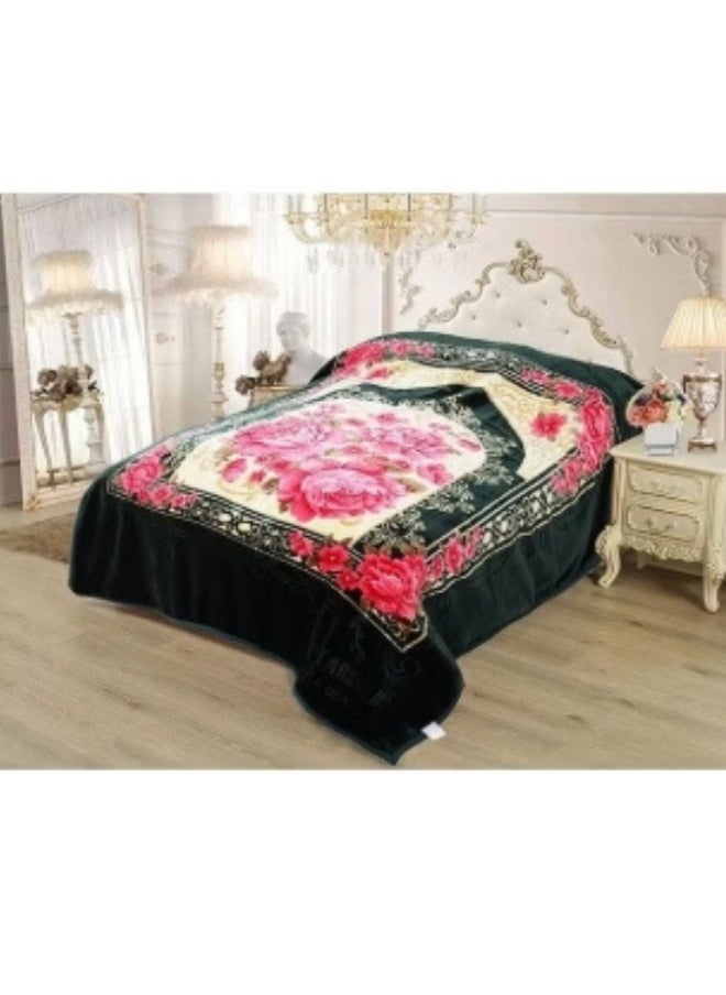 Golden Sun Korean Heavy Winter Blanket Soft Warm Silky Comfortable Feel Double Bed Blanket 200X240cm 6kg Super Soft Double Layer Blanket Made of High Quality Material  - Image 1