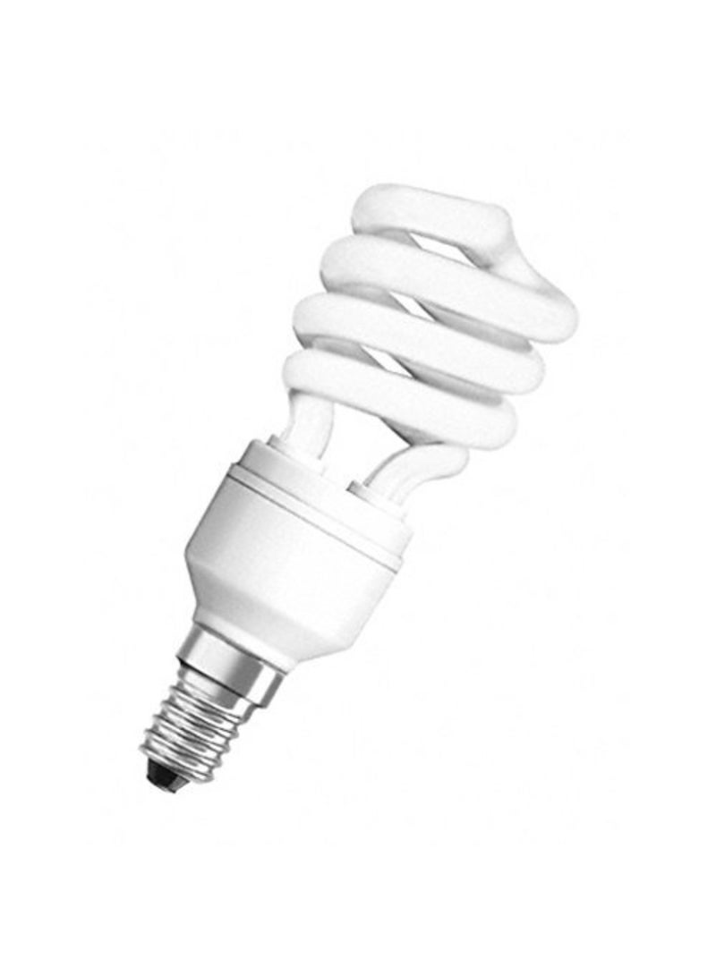 OSRAM DULUX SUPERSTAR MINI TWIST 12W Warm White CFL Spiral Bulb – E14 Base, 2700K - Image 2