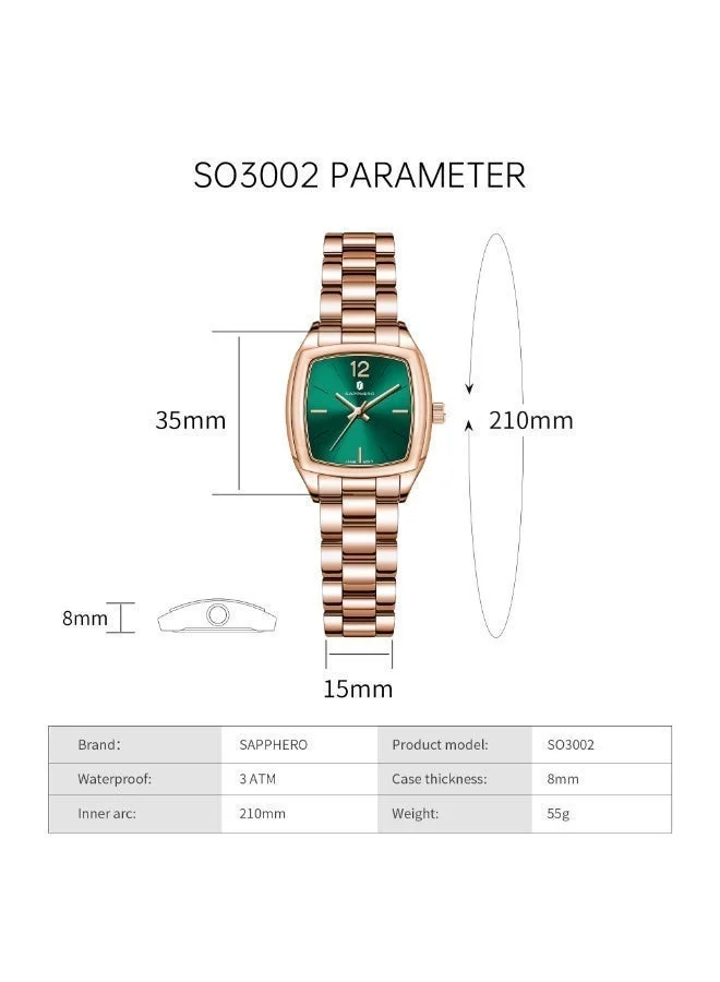 Sapphero 72 g SAPPHERO Watches for Women Luxury Ladies Watches Women's Bracelet Watch Small Stainless Steel Analog 3ATM Waterproof Wrist Watch for Women for Women | Best Price UAE