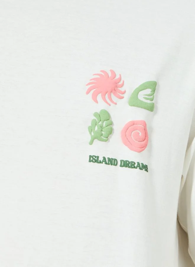 ستايلي Premium Heavy Weight Front & Back Puff Print Oversized T-Shirt