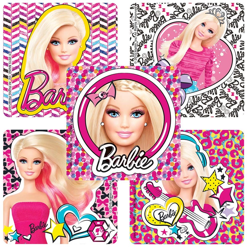 SmileMakers Barbie Pics Stickers Hypoallergenic, Latex Free - Image 3