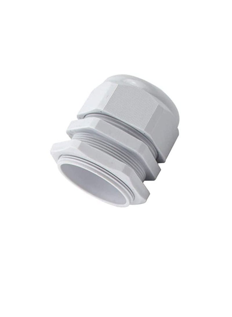Armoured Cable Gland Kit for Outdoor Sockets and Junction Boxes & Industrial Use with Lock Nut PVC Shroud and Earth Tag (50S, CW) - Image 3
