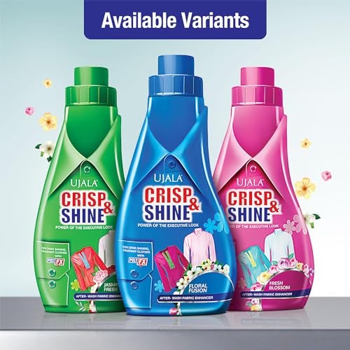 Ujala Crisp & Shine Fabric Enhancer 1kg | After Wash Fabric Softener for Shine & Long Lasting Freshness | Floral Fusion Fabric Enhancer For Long-Lasting Fragrance - Image 3