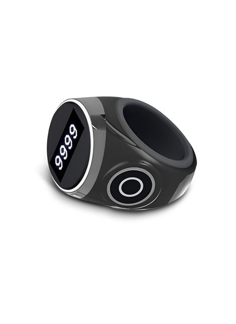 Digital Tasbeeh Ring Muslim Prayer OLED Display Four-Digit Display Type-C Rechargeable