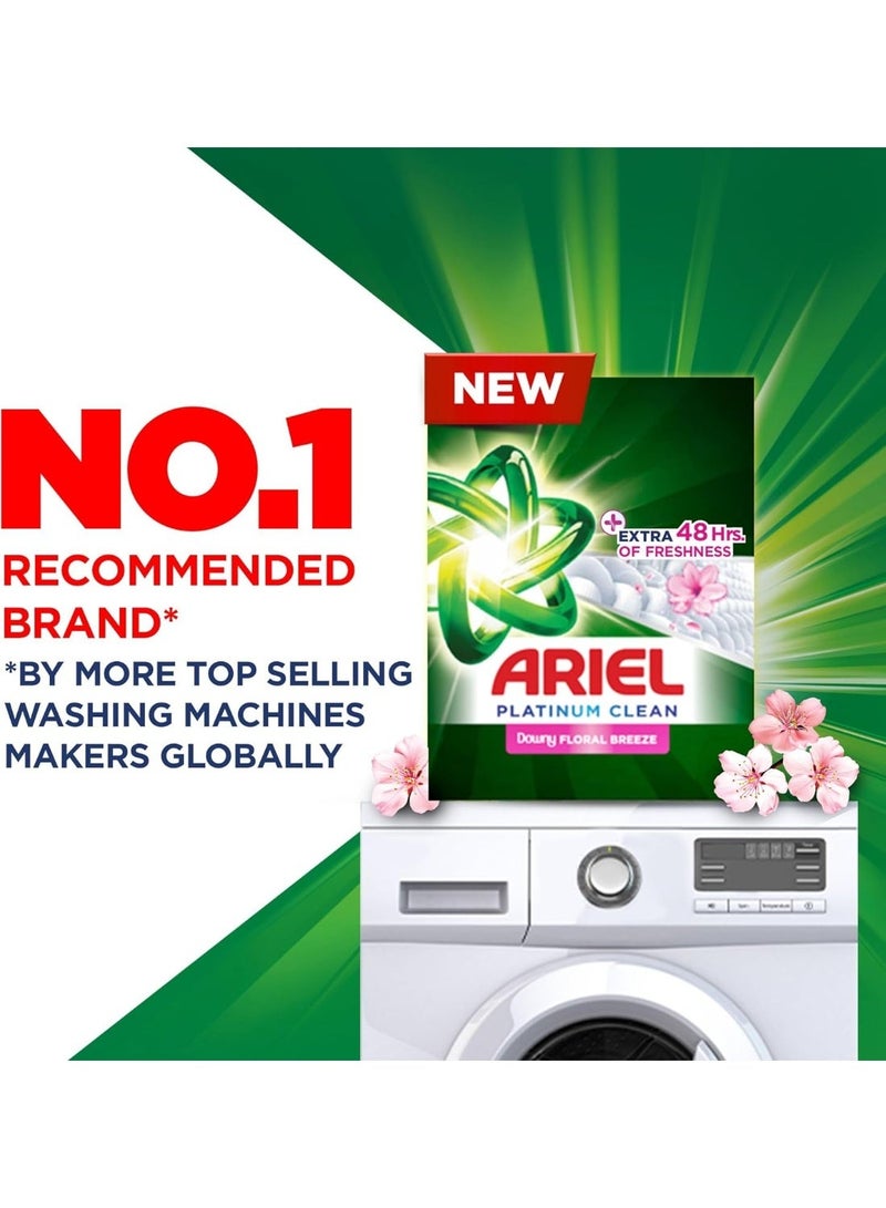 Ariel Platinum Clean Floral Breeze, 2.25KG, Laundry Detergent Powder - Image 2