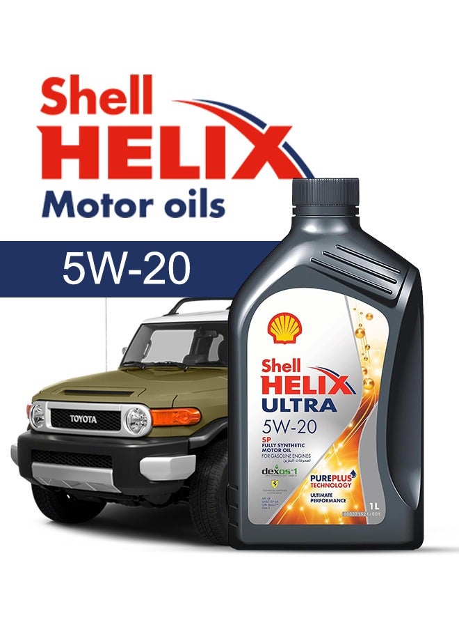 Shell Engine Oil – For TOYOTA FJ V6 2022 - 2006, 6 Liter,  5w20 Shell - With Engine Oil Filter - 2006 2007 2008 2009 2010 2011 2012 2013 2014 2015 2016 2017 2018 2019 2020 2021 2022