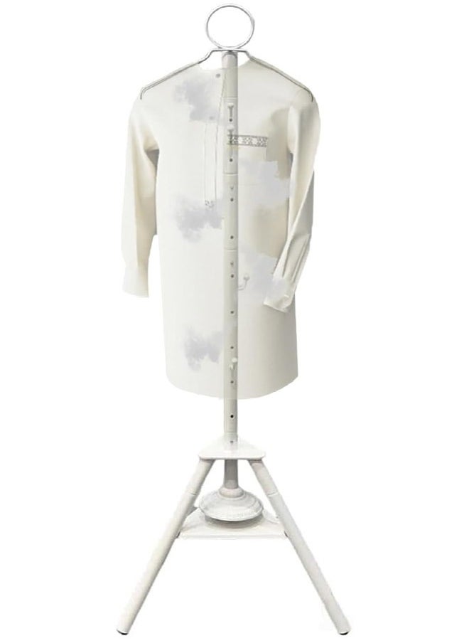 Cady One - Incense burner and hanger with holes for steaming clothes and a multi-use hanger with an elegant 2-in-1 design, height 175 cm - Image 1