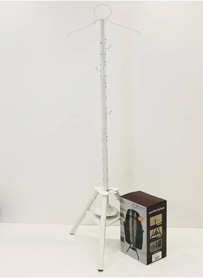 Cady One - Incense burner and hanger with holes for steaming clothes and a multi-use hanger with an elegant 2-in-1 design, height 175 cm - Image 1