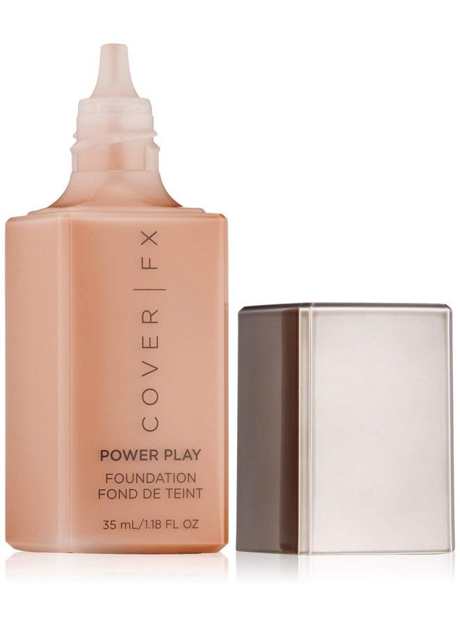 Power Play Foundation: Full Coverage Waterproof Sweatproof And Transferproof Liquid Foundation For All Skin Types G100 1.18 Fl. Oz.
