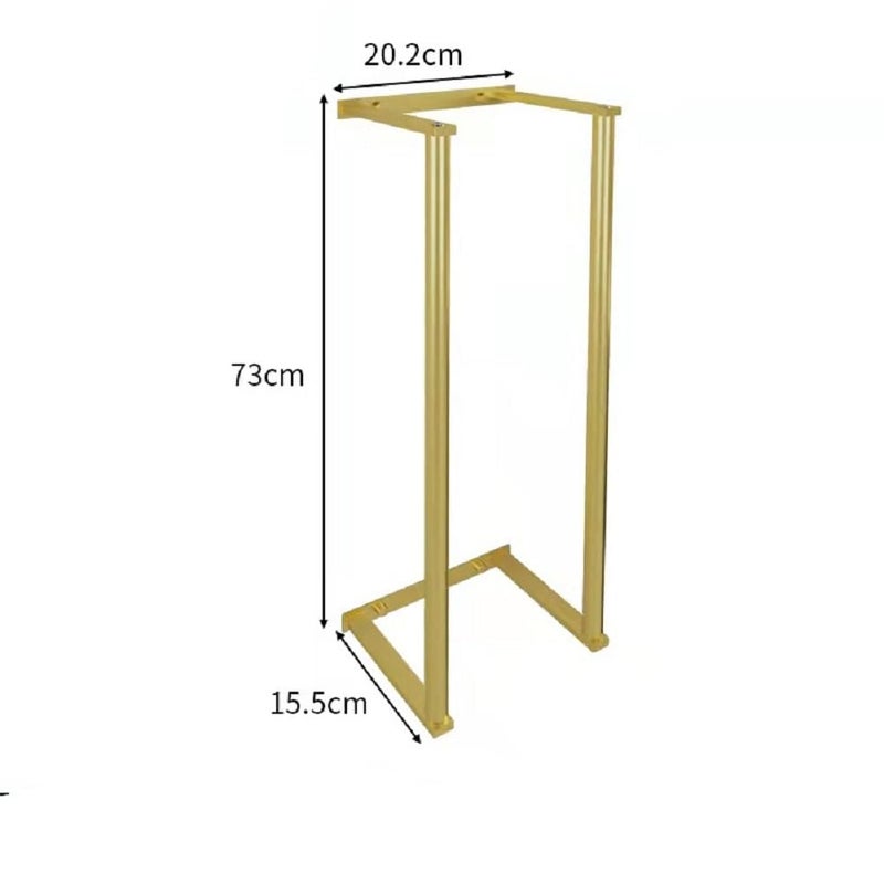 YWHWLX Bathroom Towel Rack for Rolled Towels, Wall Mounted Towel Storage Rack for Bathroom Organization, Stainless Steel Towel Storage Holder Can Holds Up to 6 Large Bath Towels (Gold) - Image 2