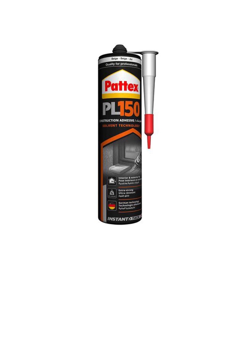 Pattex Construction Adhesive PL 150 Yellowish 380g - Image 2