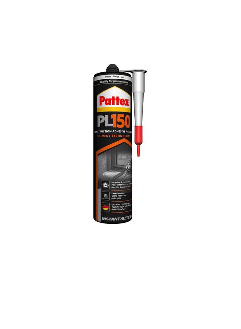 Pattex Construction Adhesive PL 150 Yellowish 380g - Image 1