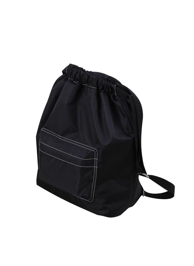 yongsheng Sport Storage Backpack, Portable Drawstring Backpack Gym Sports Pool Beach Gear Bag  - Image 1