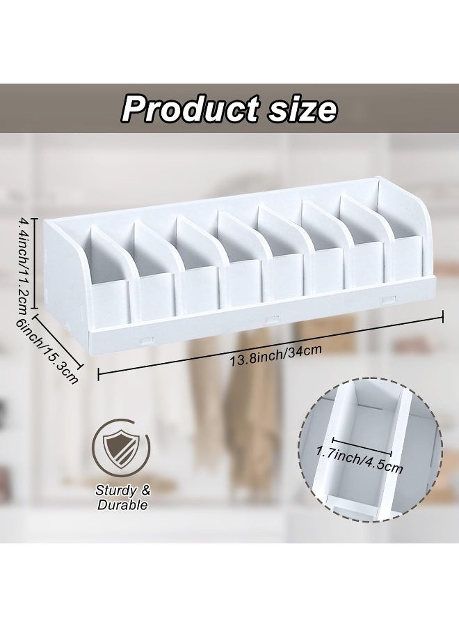 TPGP Belt Organizer Box, 8 Grids Belt Rack for Closet and Drawer, Belt Buckle Display Case, Belt Storage Holder for Men Women, Belt Storage Belt Rack Organizer for Drawer Display Case Accessories  - Image 2