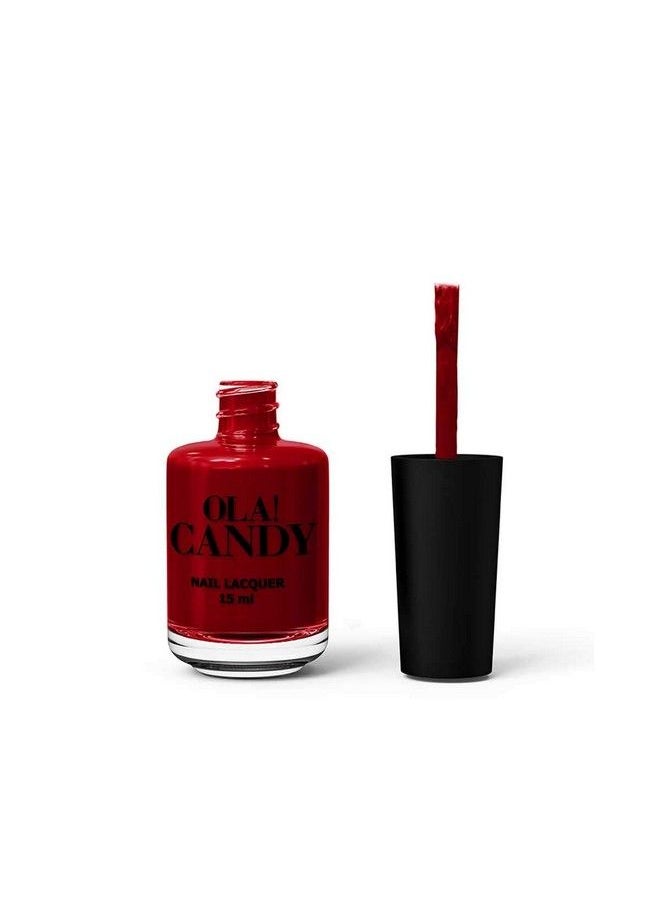 Ola Candy Knight'S Red By Ola! Candy Crimson Love Collection 5 Free Long Lasting High Shine And Chip Resistant French Formulation 15 Ml 1 Unit  - Image 3