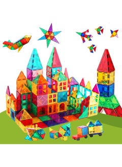 TEGRILO 60 Pcs Magnetic Building Blocks 3D Kids Building Blocks Set Magnetic Building Construction Educational STEM Toys for Toddler  - Image 1