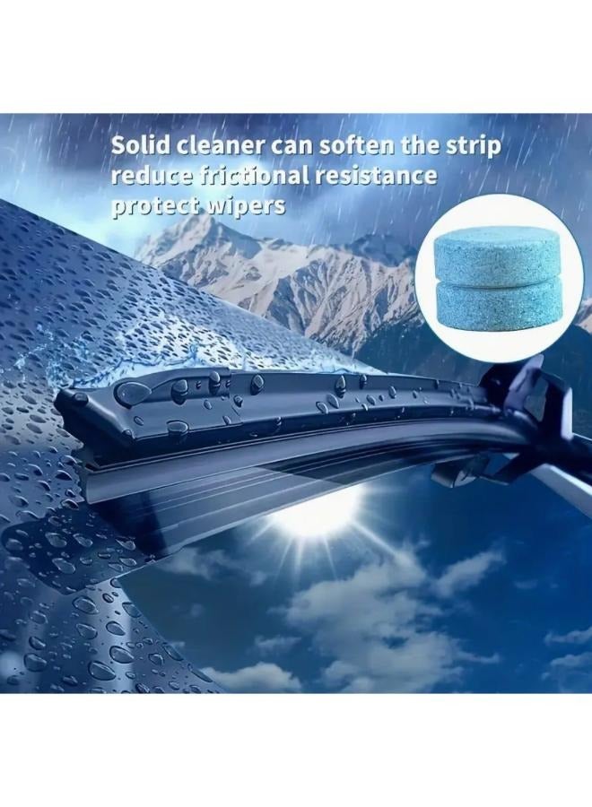 12 Pieces Windshield Washer Tablets Windshield Wiper Fluid Concentrated Glass Water Clean Tablets Solid Effervescent Window Washer Fluid - Image 4