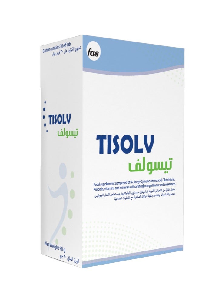 Tisolv 30 Effervescent Tablets