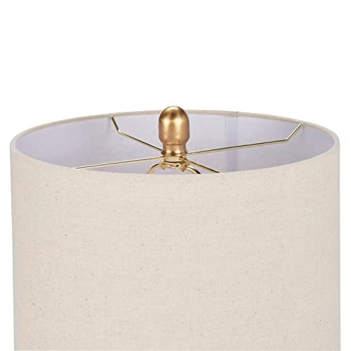 Nourison Home 22" Orange Terracotta Ceramic Table Lamp for Modern, Transitional, Bedside Table, Living Room, Dining, Entryway - Image 4