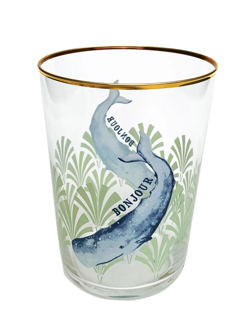YVONNE ELLEN Whale Hi Ball Glass 55CL