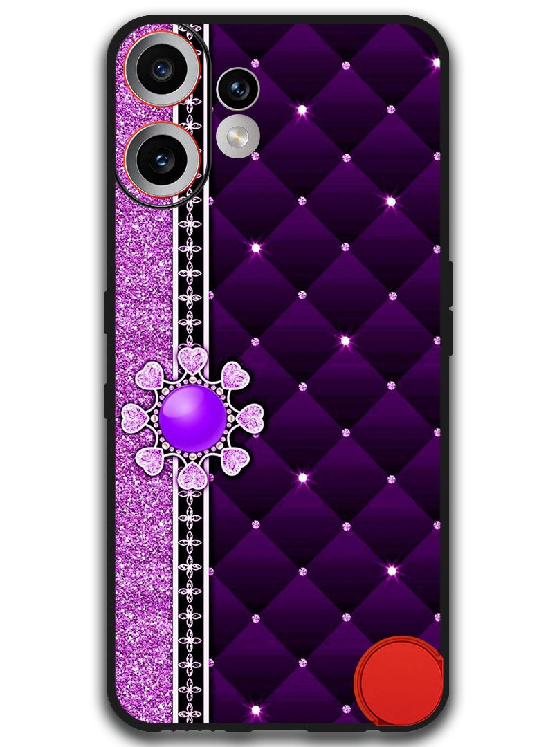 Theodor Case Compatible with Nothing CMF Phone 2 Pro 6.77 Inch Protection Shockproof Bumper Cover Purple Stappers - Image 1