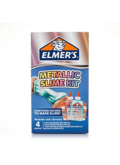 ELMER'S ELMER'S Slime Supplies Kit, Include Metallic Glue, Magical Liquid Slime Activator, 4 Piece Kit  - Image 2