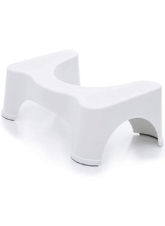 MOMENT Toilet Stool Non-Slip Plastic Potty Stool Squatting Posture Poop Stool Portable Step Stool For Adults Kids Improve Bathroom Posture And Comfort  - Image 1