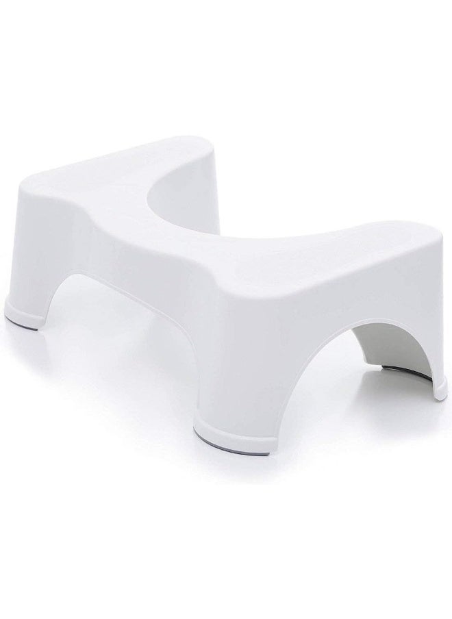 MOMENT Toilet Stool Non-Slip Plastic Potty Stool Squatting Posture Poop Stool Portable Step Stool For Adults Kids Improve Bathroom Posture And Comfort  - Image 1