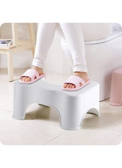 MOMENT Toilet Stool Non-Slip Plastic Potty Stool Squatting Posture Poop Stool Portable Step Stool For Adults Kids Improve Bathroom Posture And Comfort  - Image 4