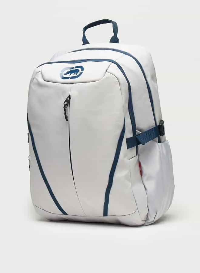 Ecko Unltd. Ecko Unltd Colourblock Backpack with Adjustable Straps and Zip Closure