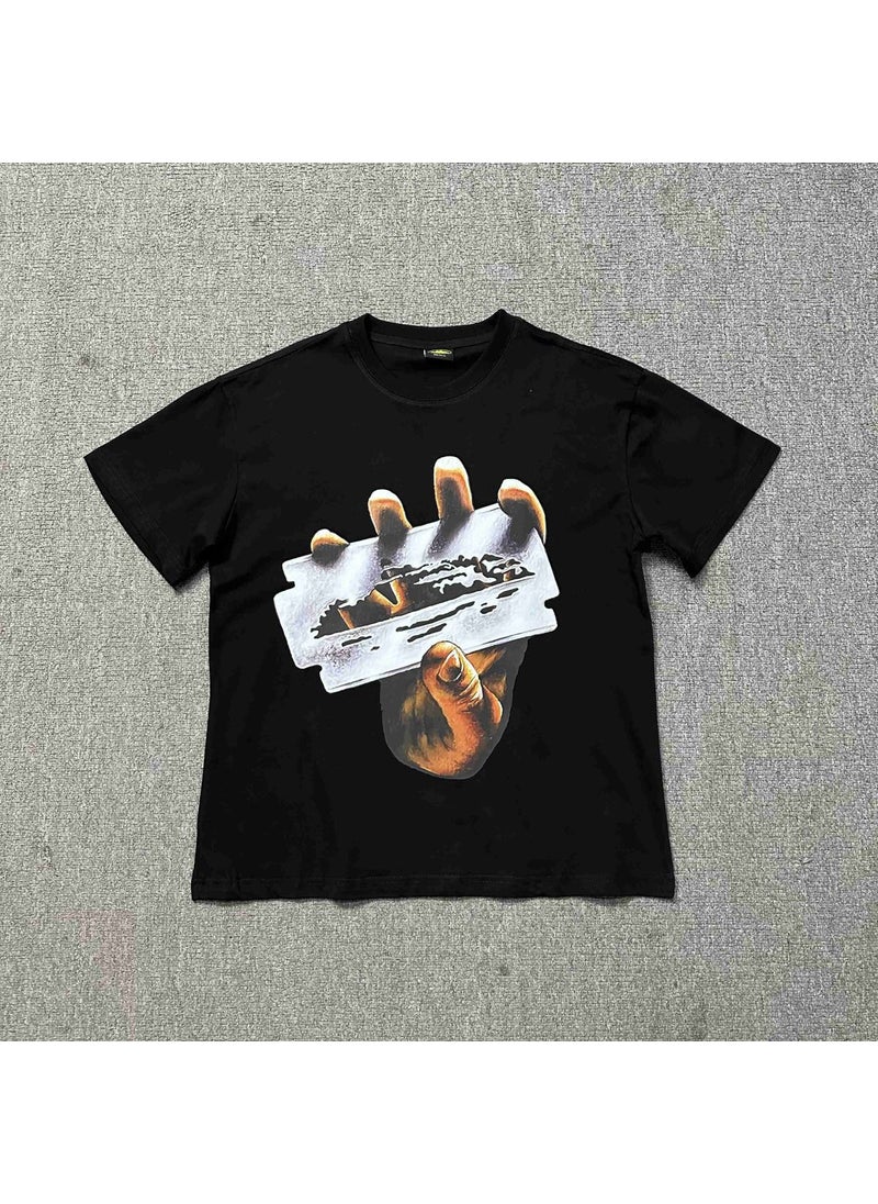 Generic - Mens CORTEIZ Tees Summer Casual Print Loose Fit White - Image 1