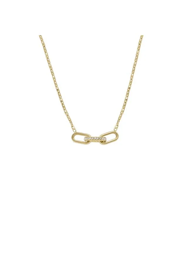 FOSSIL Heritage Gold Pendant Necklace