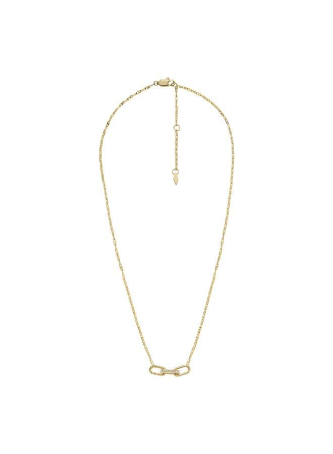 فوسيل قلادة ذهب تراثية - Image 1