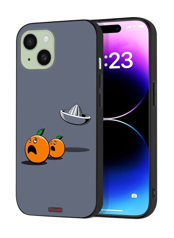 Tolwak Apple iPhone 15 Protective Case Cover Minimalism Digital Art Humor  - Image 1