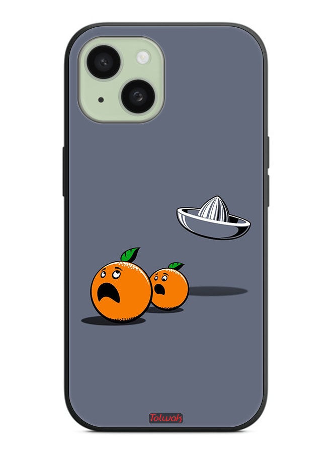 Tolwak Apple iPhone 15 Protective Case Cover Minimalism Digital Art Humor  - Image 2