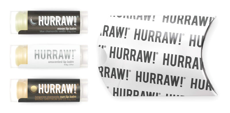 Hurraw! Moon Night Treatment, Unscented, Sun (Zinc Oxide SPF15) Lip Balms, 3 Pack Bundle: Organic, Certified Vegan, Cruelty & Gluten Free. Non-GMO, All Natural. Bee, Shea, Soy & Palm Free. Made in USA - Image 2