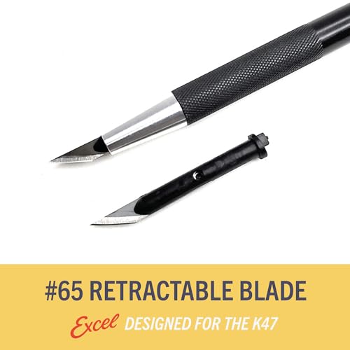 Excel Blades #65 Hobby Replacement Blades, Set of 6 Carbon Steel Blades for Precision Cutting & Trimming, Multi-Purpose Professional, Hobby, and Crafting Tools - Made In USA - Image 3