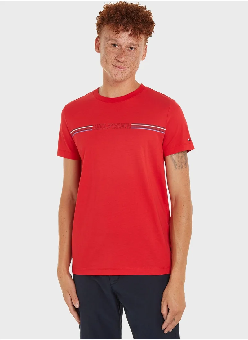 TOMMY HILFIGER Logo Crew Neck T-Shirt