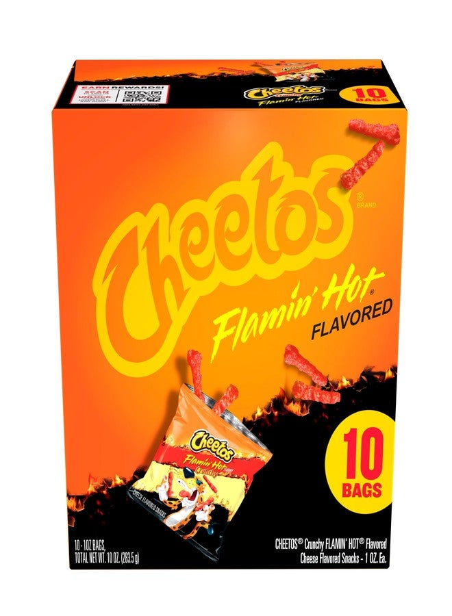 Cheetos شيطوس مقرمش حار للغاية، 1 أونصة، 10 عبوة - Image 2