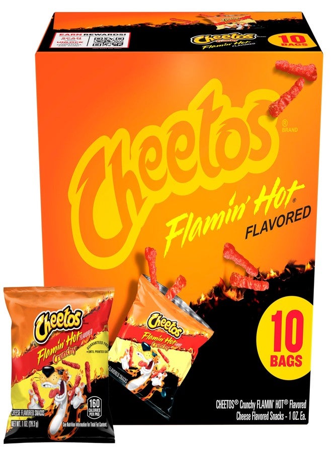 Cheetos شيطوس مقرمش حار للغاية، 1 أونصة، 10 عبوة - Image 1